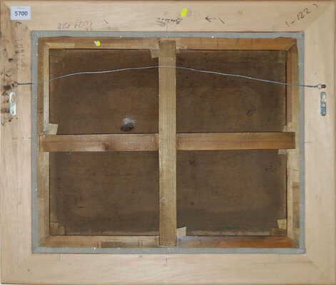 Чиркин Александр Дмитриевич. Портрет вороного жеребца орловской породы